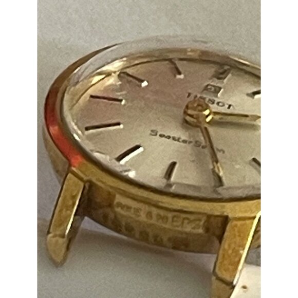 1/20 10K Gold Filled Vintage Tissot "Seastar" Swiss Watch Face Working - Picture 6 of 7